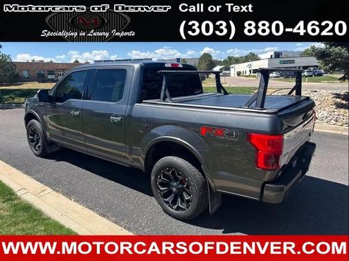 Gray 2018 Ford F-150 Platinum
