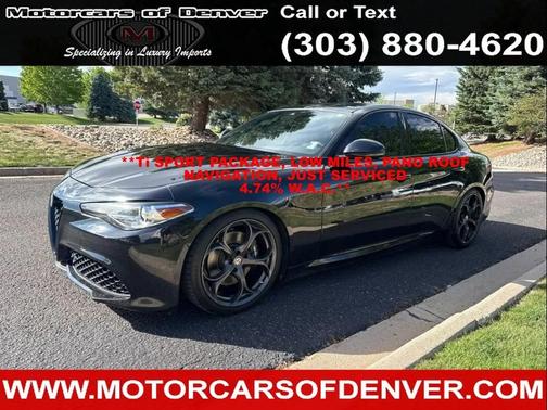 Black 2020 Alfa Romeo Giulia Ti Sport