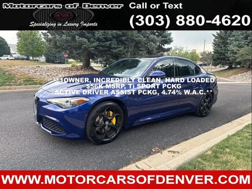 Blue 2020 Alfa Romeo Giulia Ti Sport