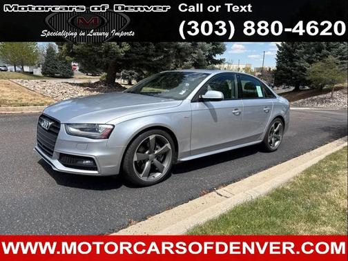 Silver 2015 Audi A4 2.0T Premium Plus