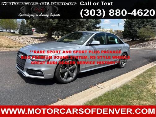 Silver 2015 Audi A4 2.0T Premium Plus