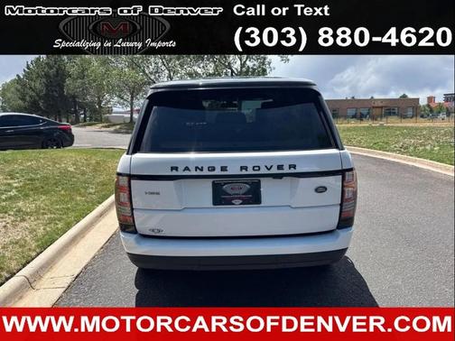 White 2016 Land Rover Range Rover 3.0L Supercharged HSE
