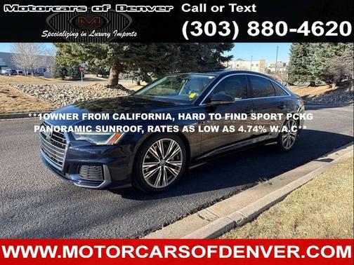 Blue 2019 Audi A6 55 Premium Plus