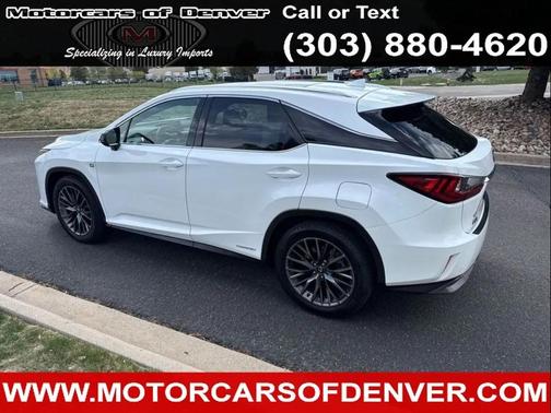 White 2019 Lexus RX 450h Base