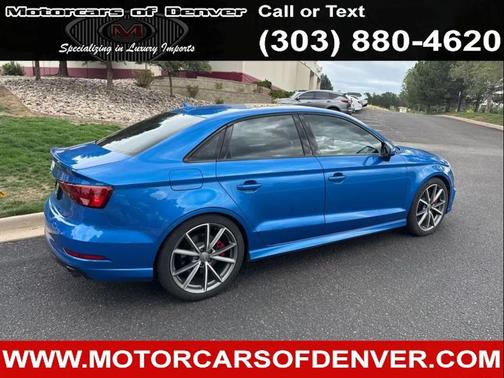 Blue 2018 Audi S3 2.0T Premium Plus