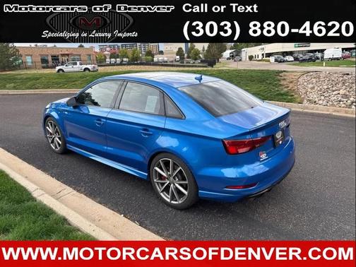 Blue 2018 Audi S3 2.0T Premium Plus