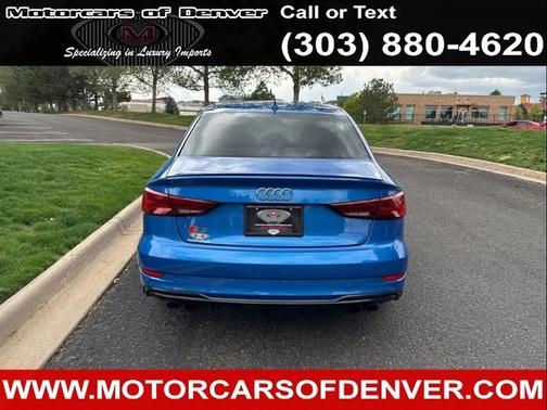 Blue 2018 Audi S3 2.0T Premium Plus
