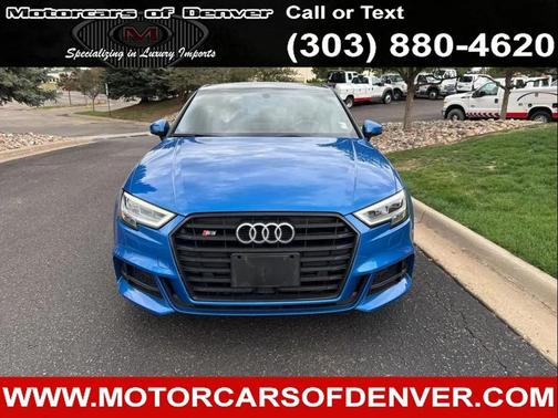 Blue 2018 Audi S3 2.0T Premium Plus