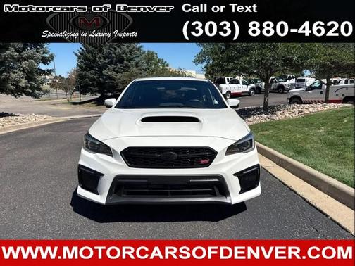 White 2021 Subaru WRX STI Limited w/Wing