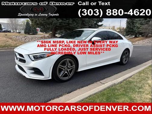 White 2019 Mercedes-Benz CLS 450 4MATIC