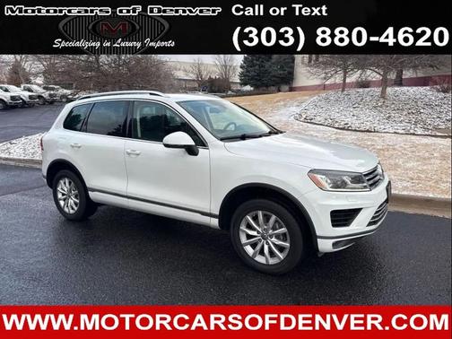 White 2015 Volkswagen Touareg V6 Sport