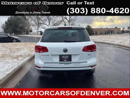 White 2015 Volkswagen Touareg V6 Sport