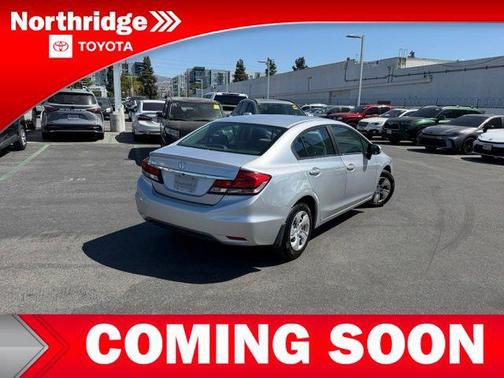 Alabaster Silver Metallic 2014 Honda Civic LX