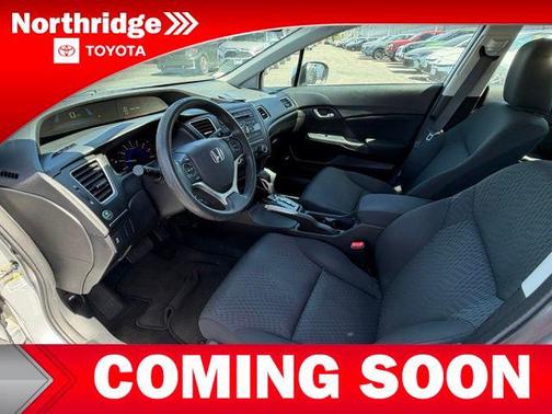 Alabaster Silver Metallic 2014 Honda Civic LX