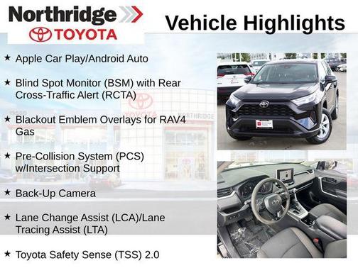 Midnight Black Metallic 2023 Toyota RAV4 LE