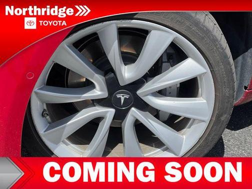 Red Multi-Coat 2018 Tesla Model 3 Long Range