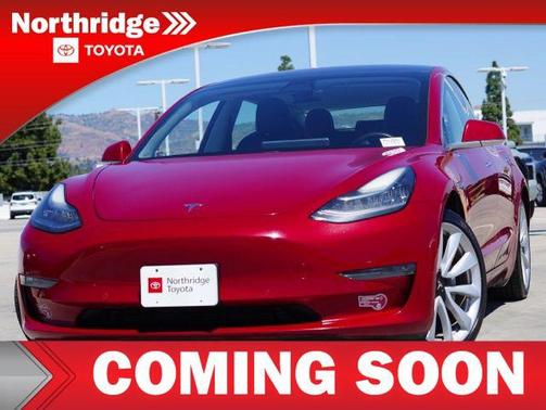 Red Multi-Coat 2018 Tesla Model 3 Long Range