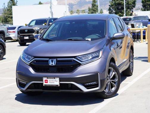 Sonic Gray Pearl 2021 Honda CR-V Hybrid EX-L