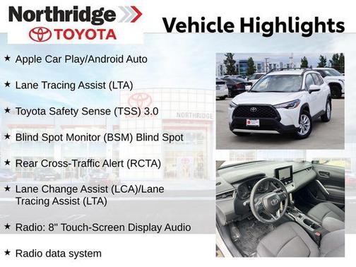 Wind Chill Pearl 2024 Toyota Corolla Cross LE
