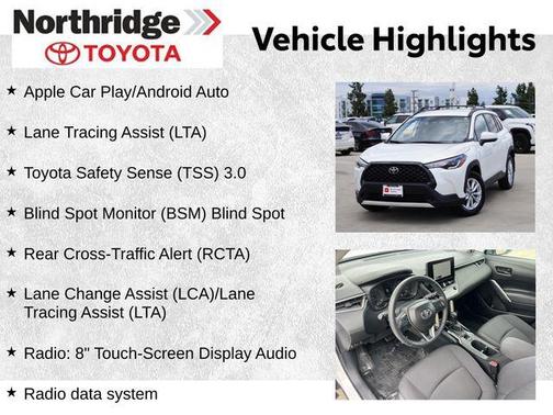 Wind Chill Pearl 2024 Toyota Corolla Cross LE