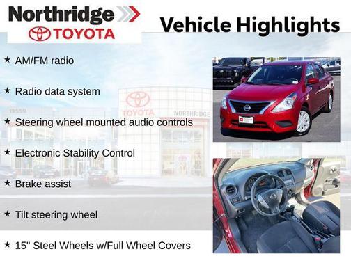 2018 Nissan Versa 1.6 S+