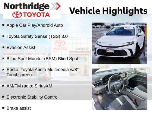 2025 Toyota Camry SE