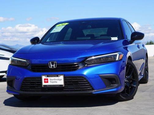 Aegean Blue Metallic 2024 Honda Civic Sport
