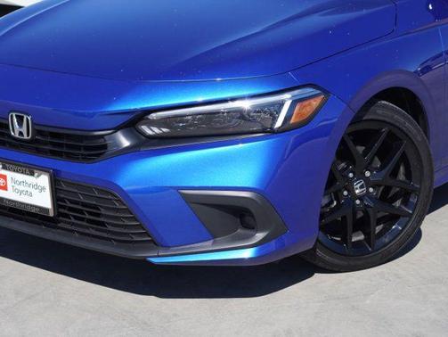 Aegean Blue Metallic 2024 Honda Civic Sport