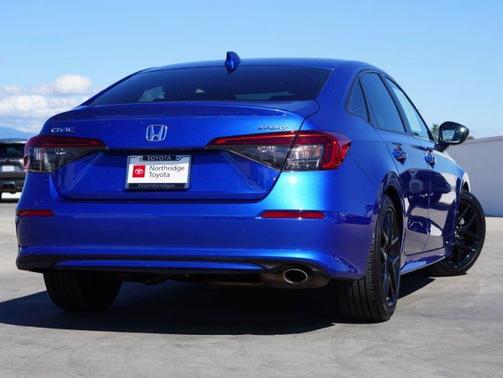 Aegean Blue Metallic 2024 Honda Civic Sport