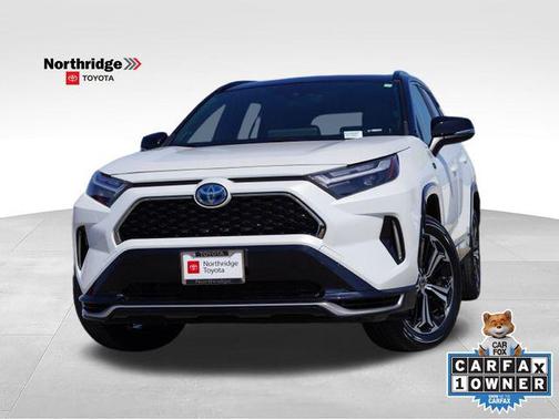 Wind Chill Pearl/Midnight Black Metallic 2023 Toyota RAV4 Prime XSE
