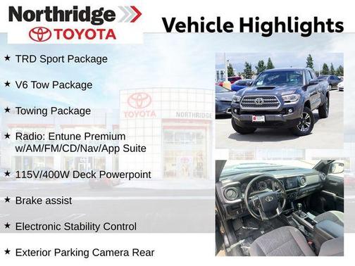 Magnetic Gray Metallic 2016 Toyota Tacoma TRD Sport