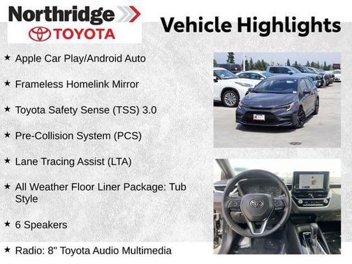 Underground 2025 Toyota Corolla Hybrid SE