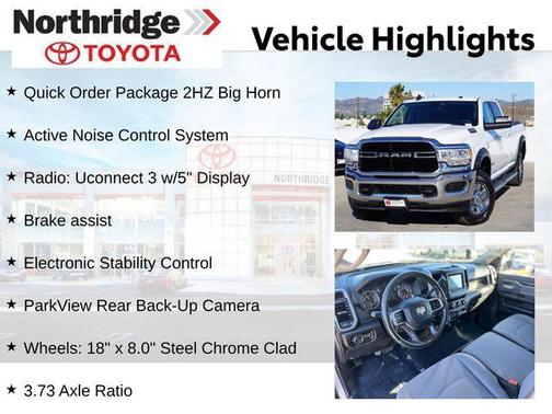 2019 RAM 3500 Big Horn Crew Cab 4x4 8' Box