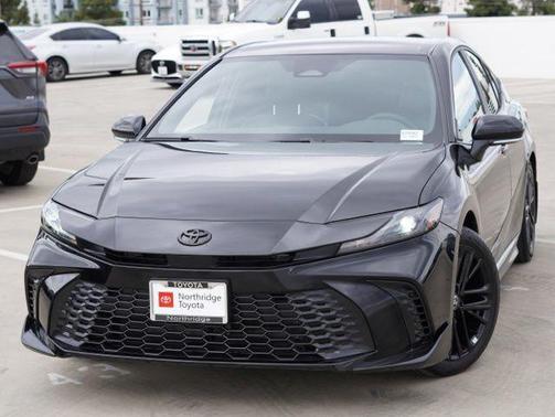 Midnight Black Metallic 2025 Toyota Camry SE