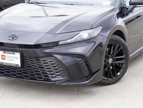Midnight Black Metallic 2025 Toyota Camry SE