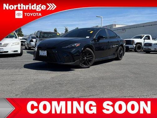Midnight Black Metallic 2025 Toyota Camry SE