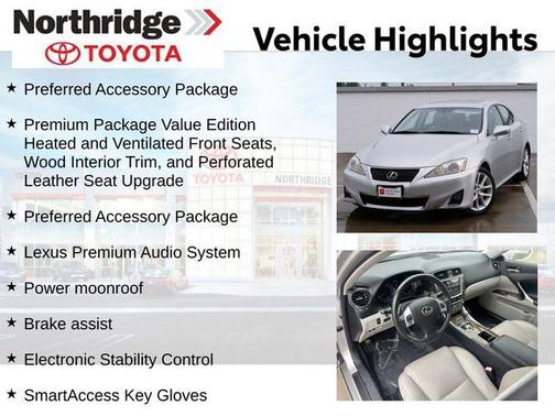 2012 Lexus IS 250 Base