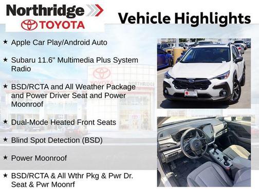Crystal White Pearl 2025 Subaru Crosstrek Premium