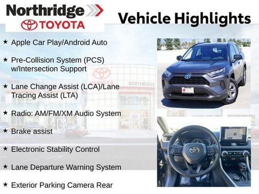 Magnetic Gray Metallic 2023 Toyota RAV4 Hybrid LE