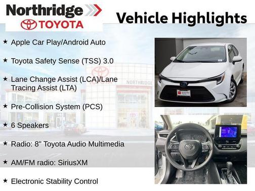 Ice Cap 2024 Toyota Corolla Hybrid LE