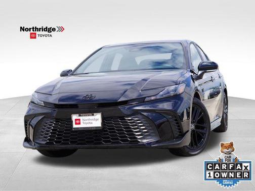 Midnight Black Metallic 2025 Toyota Camry SE