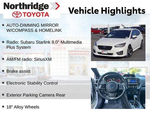 2018 Subaru Impreza 2.0i Sport