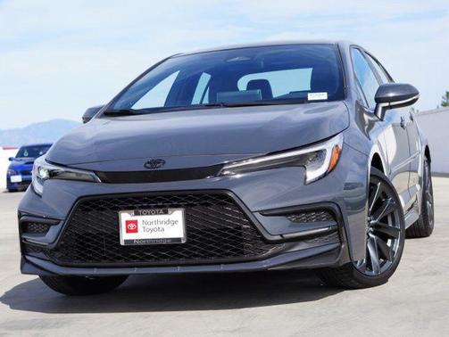 Underground/Midnight Black Metallic 2025 Toyota Corolla XSE