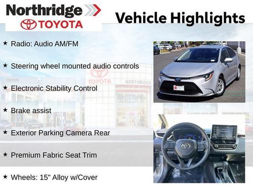 2020 Toyota Corolla Hybrid LE