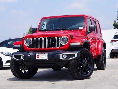 Firecracker Red Clearcoat 2025 Jeep Wrangler 4xe Sahara