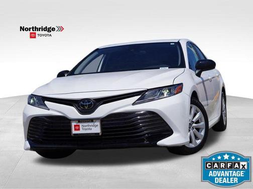Super White 2020 Toyota Camry LE