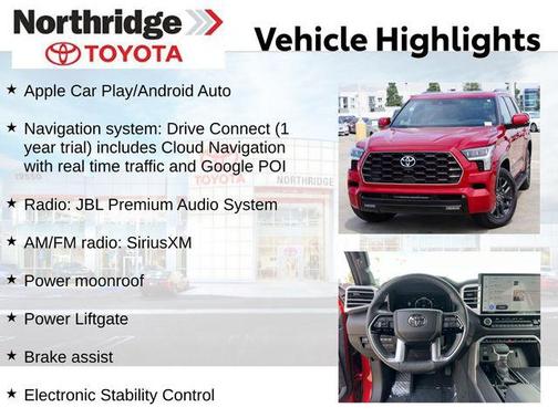 Supersonic Red 2023 Toyota Sequoia Platinum