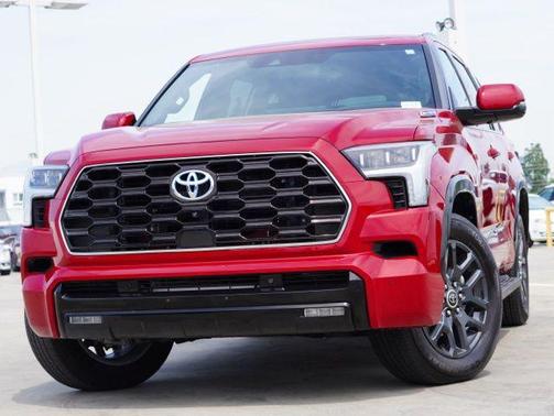 Supersonic Red 2023 Toyota Sequoia Platinum