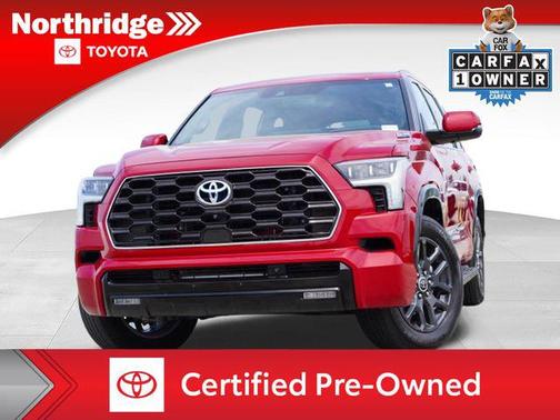 Supersonic Red 2023 Toyota Sequoia Platinum