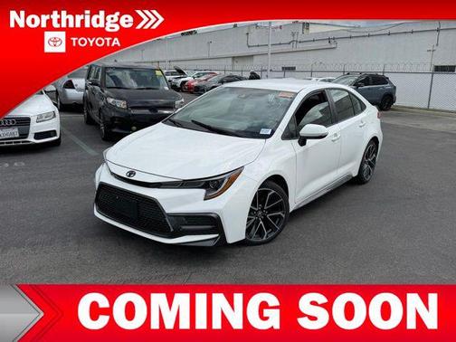 White 2022 Toyota Corolla SE